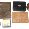 Hardy leather cast wallet with pockets vintage line tins fly boxes and flies for collector