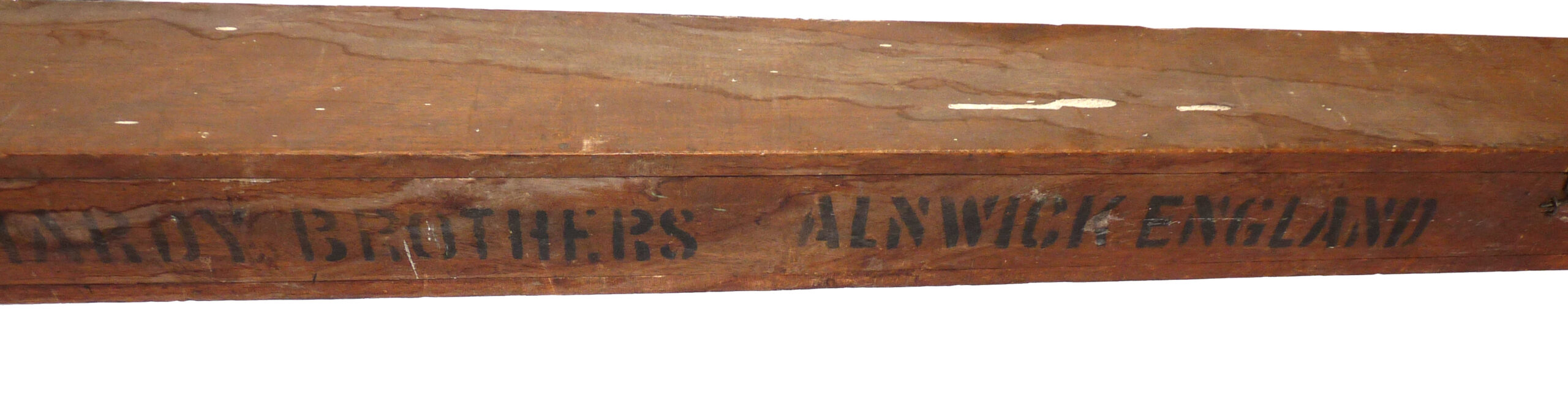 Hardy Bros. antique wooden rod transport box for display collector room