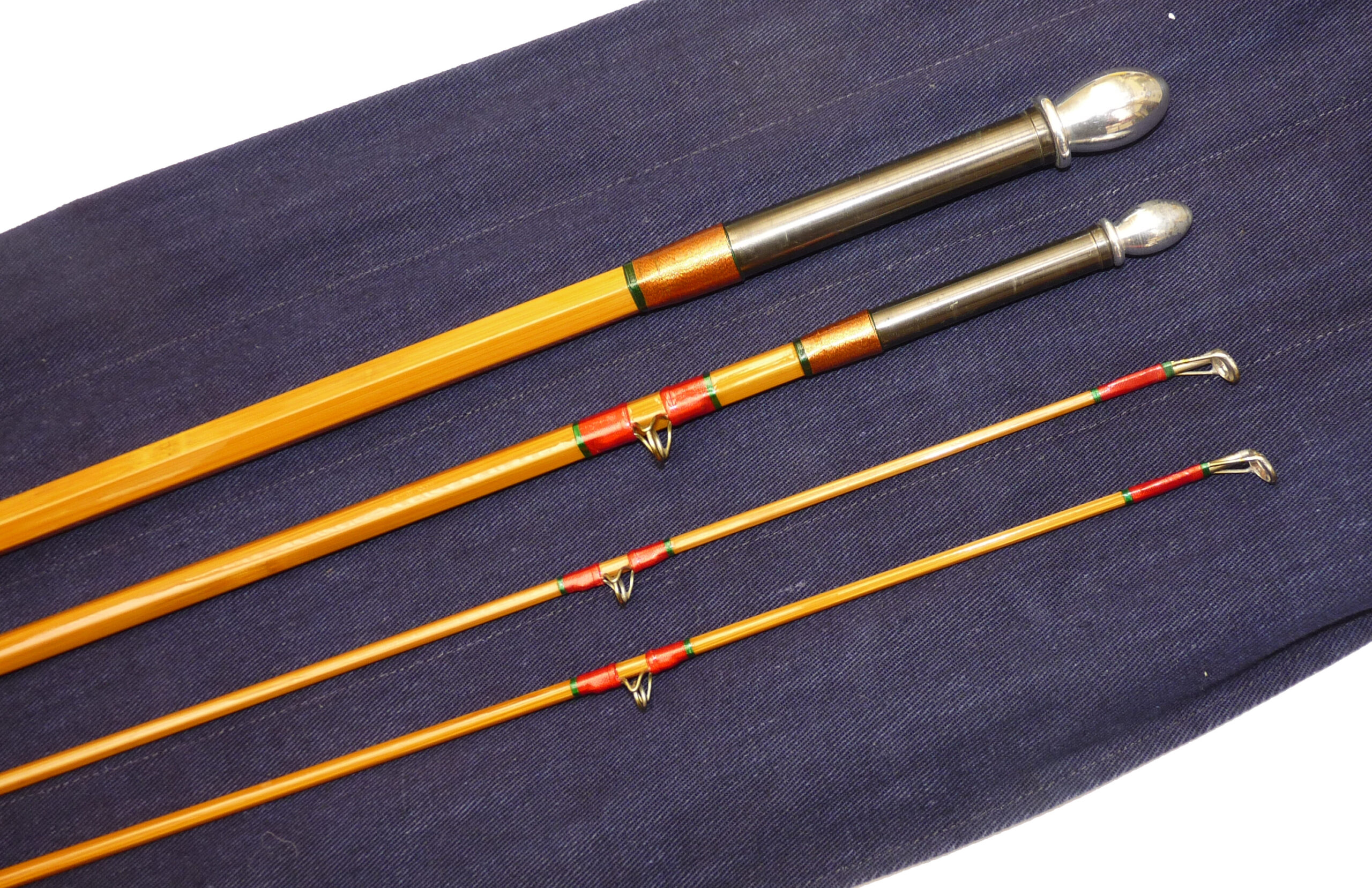 Hardy Wye Palakona cane 12'6-3 pce salmon fly rod #9. best Ive seen with Hardy bag - Image 2