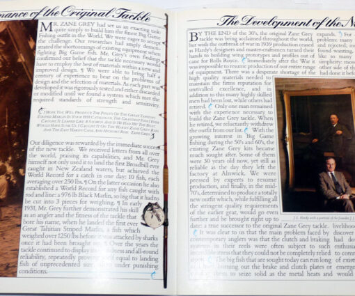 Alternative view of Hardy Zane Grey Big Game Tackle 1983 catalogue, collector reference