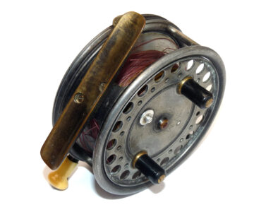 Alternative view of Hardy Silex Major 3.75” vintage alloy casting reel to use or collect