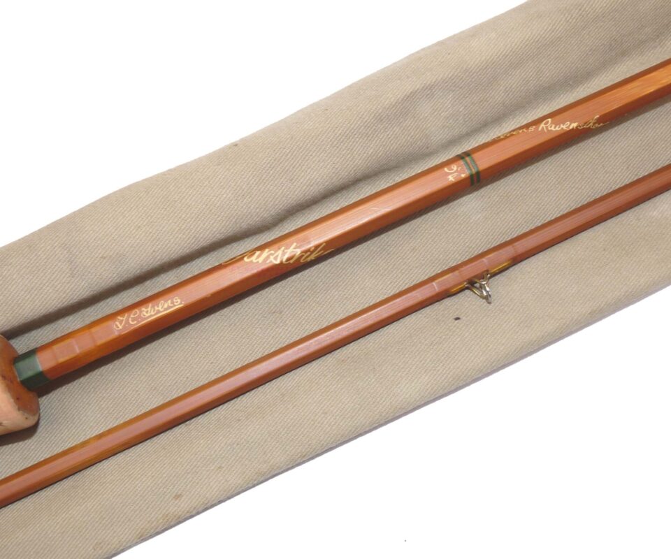 Davenport & Fordham ‘The Ivens Ravensthorpe’ 9’ 4” split cane trout fly rod staggered ferrule