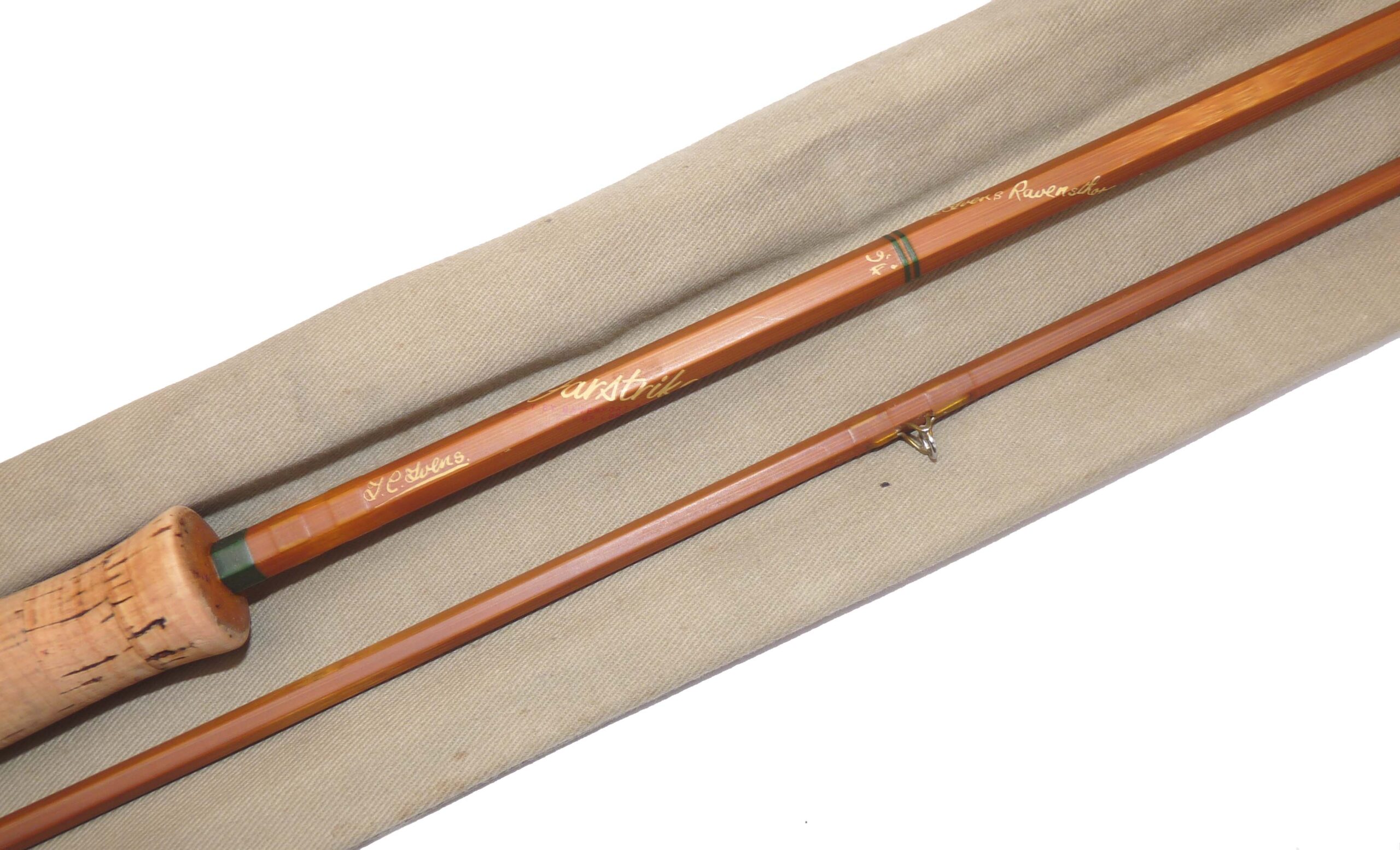 Davenport & Fordham ‘The Ivens Ravensthorpe’ 9’ 4” split cane trout fly rod staggered ferrule