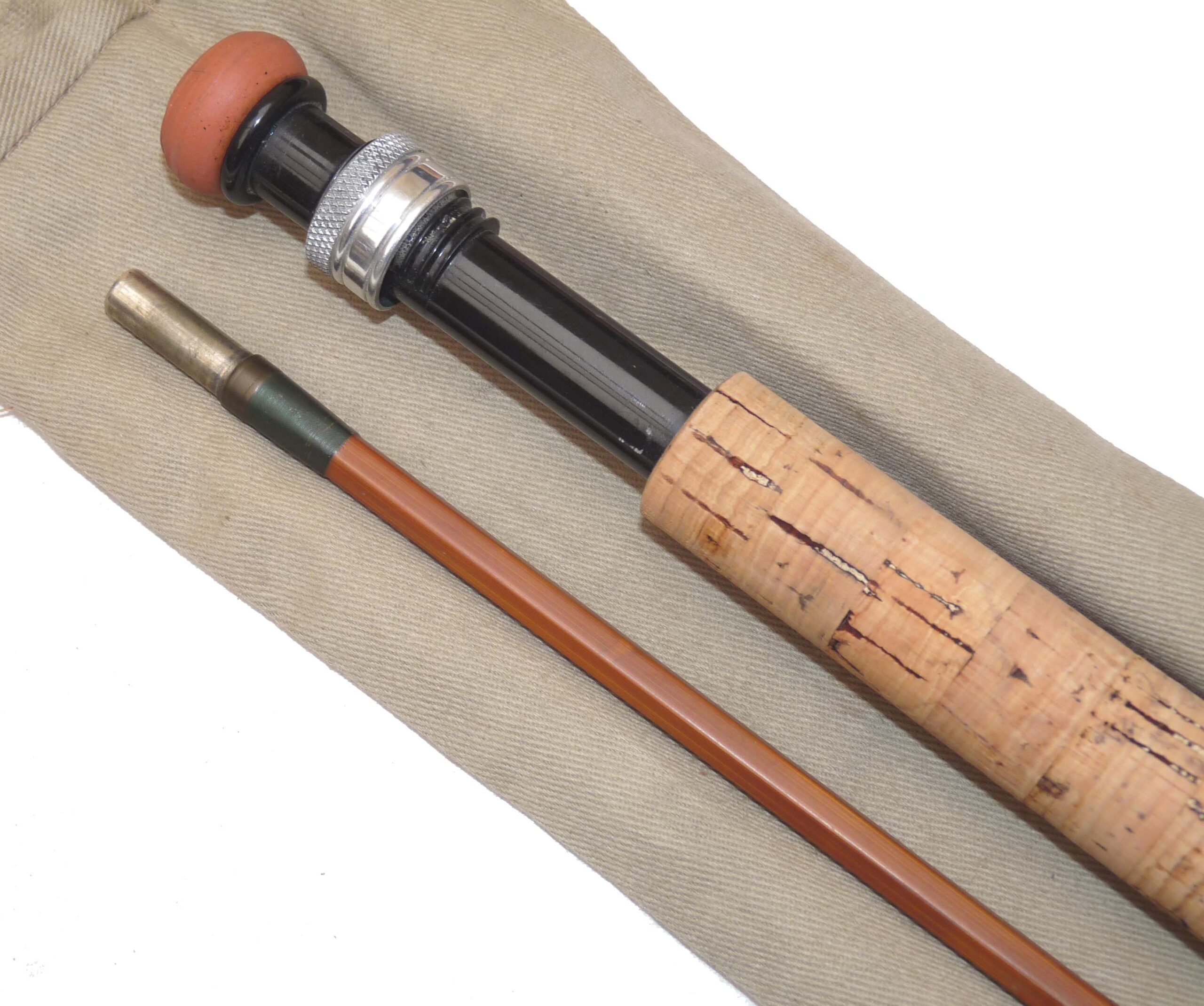 Davenport & Fordham ‘The Ivens Ravensthorpe’ 9’ 4” split cane trout fly rod staggered ferrule - Image 4