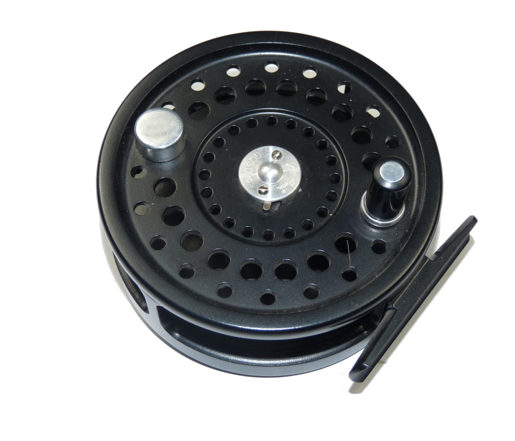 LL Bean GQS 8/9 disc fly reel made by Hardy black finish superb
