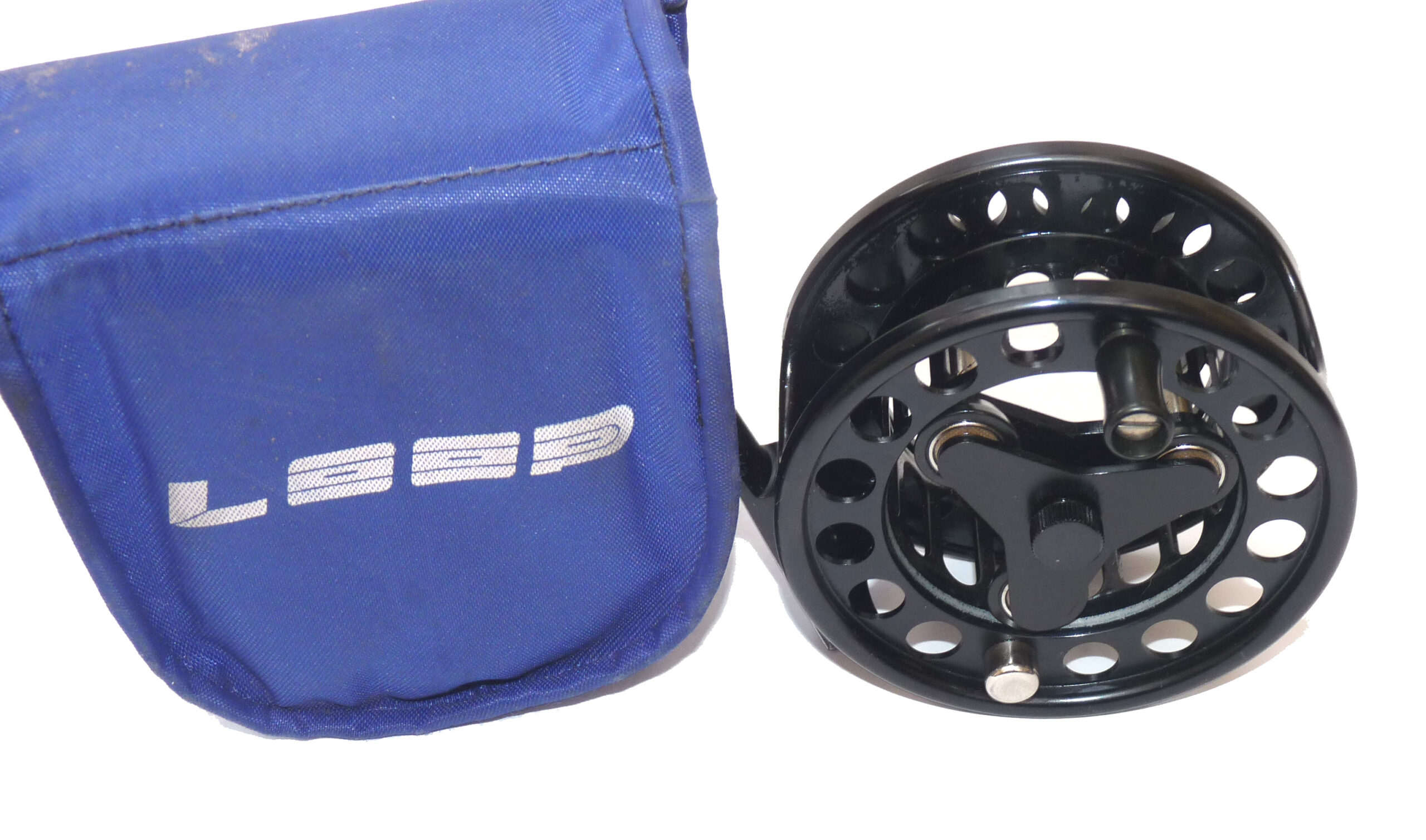 Loop Sweden Model 2W large arbor bearing fly reel, salmon saltwater + case
