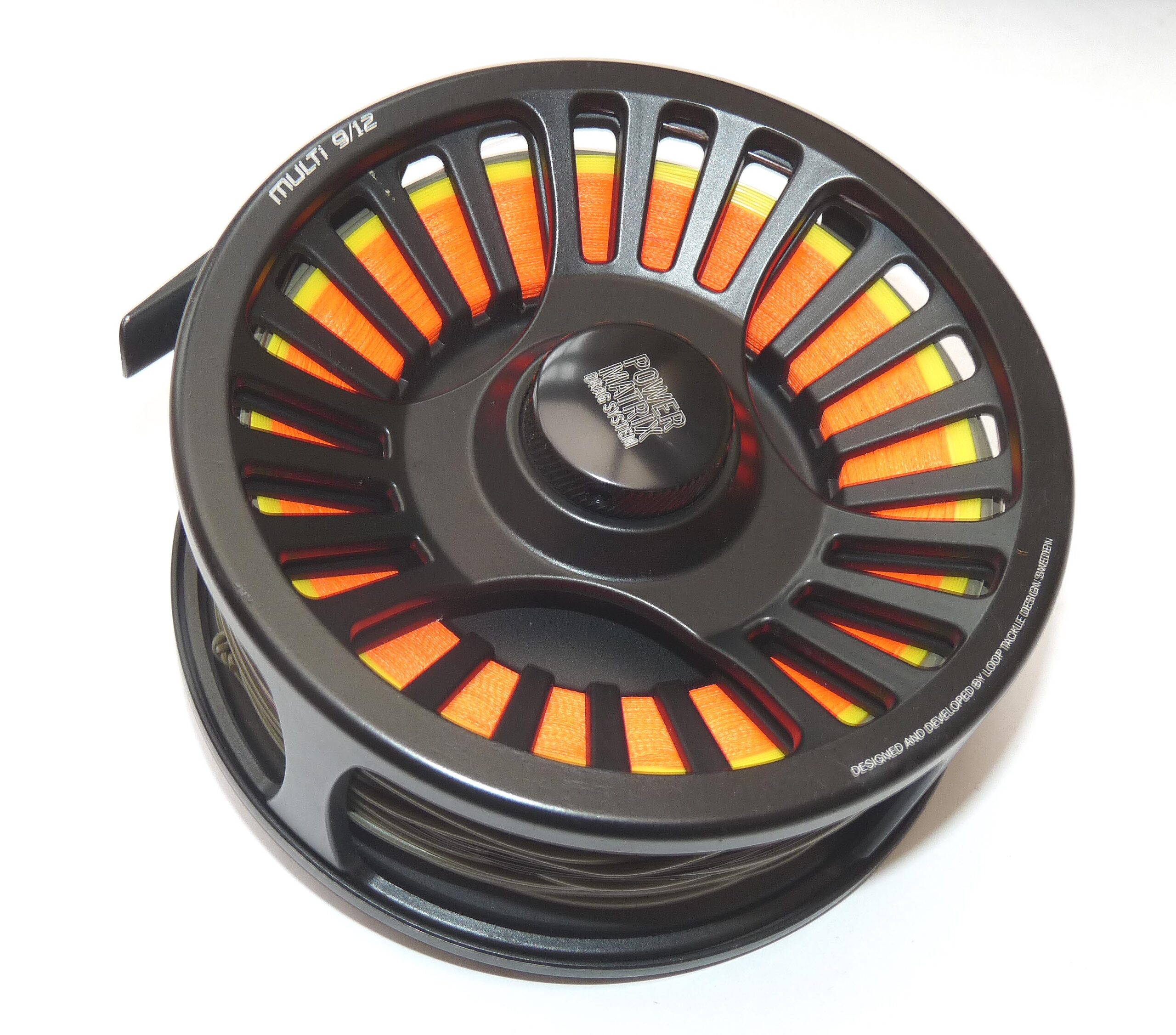 Loop Sweden Multi 9/12 large arbor fly reel, line +Loop Case, salmon saltwater - Image 2