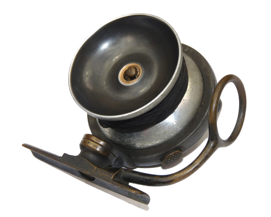 Malloch of Perth 2.5" Spool Alloy Patent Side Casting Trout Reel With All Original Finish RARE - Image 3