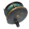 antique brass salmon fly reel c 1900 4.5" Malloch? big fish and rods