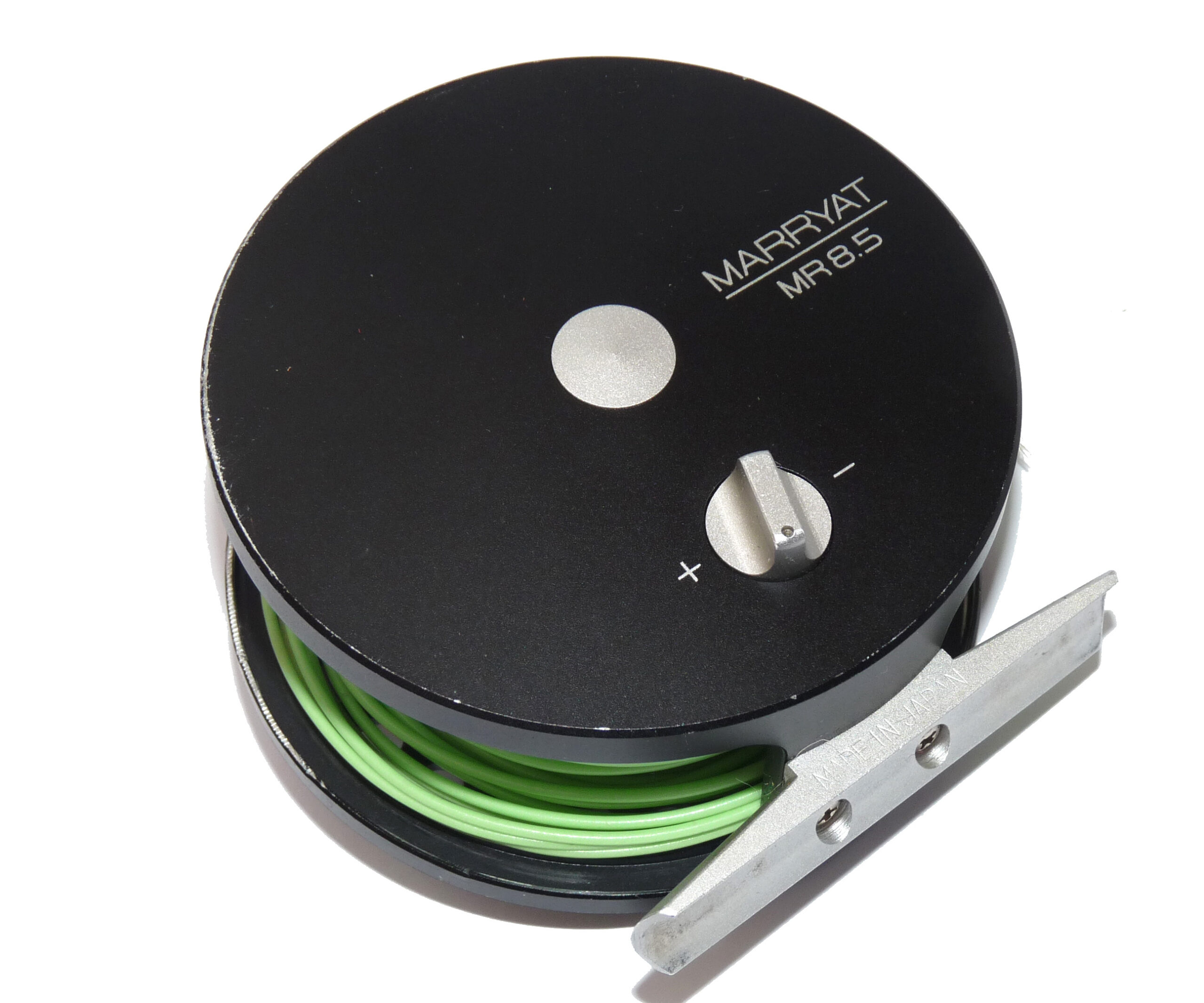 Marryat, Japan MR 8.5 alloy trout fly reel 3-1/8"+ spare spool + line - Image 2