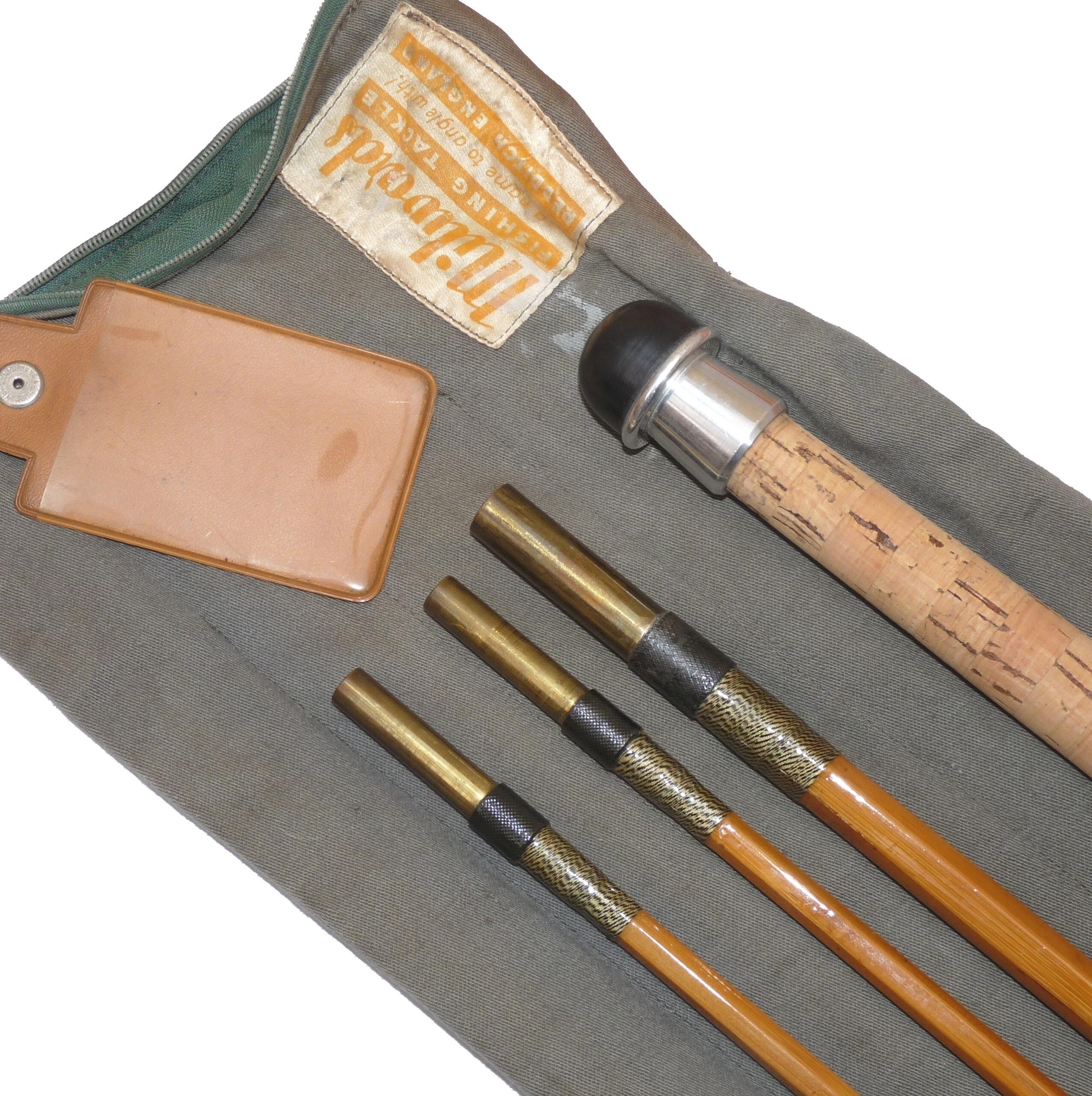 Milward of Redditch, England “The Flyversa” 12’10”, three piece split cane salmon fly rod,staggered ferrule