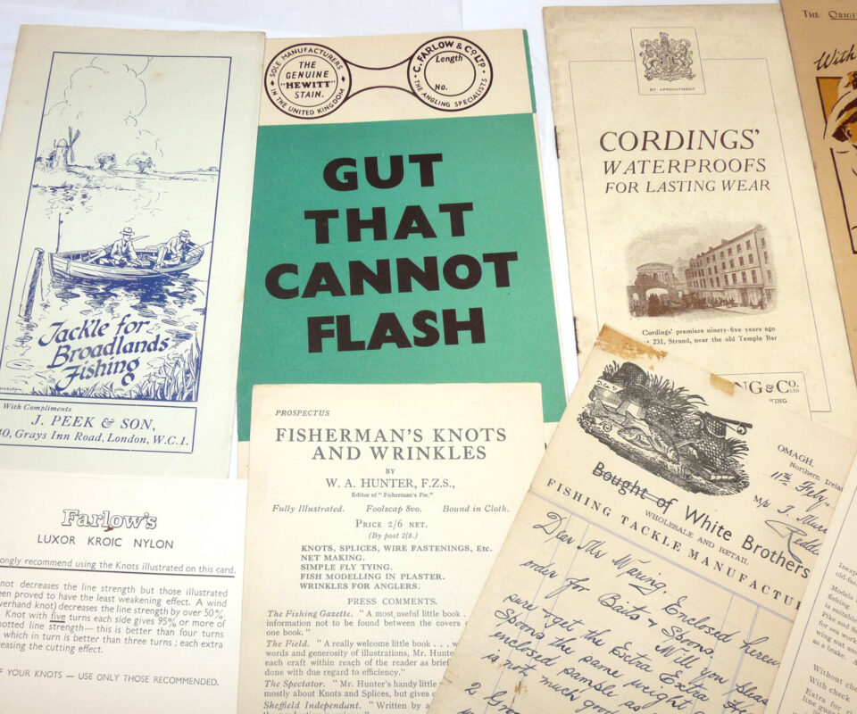 Alternative view of Farlow Cordings Peek Milwards Hardy vintage paper collectable catalogues and adverts