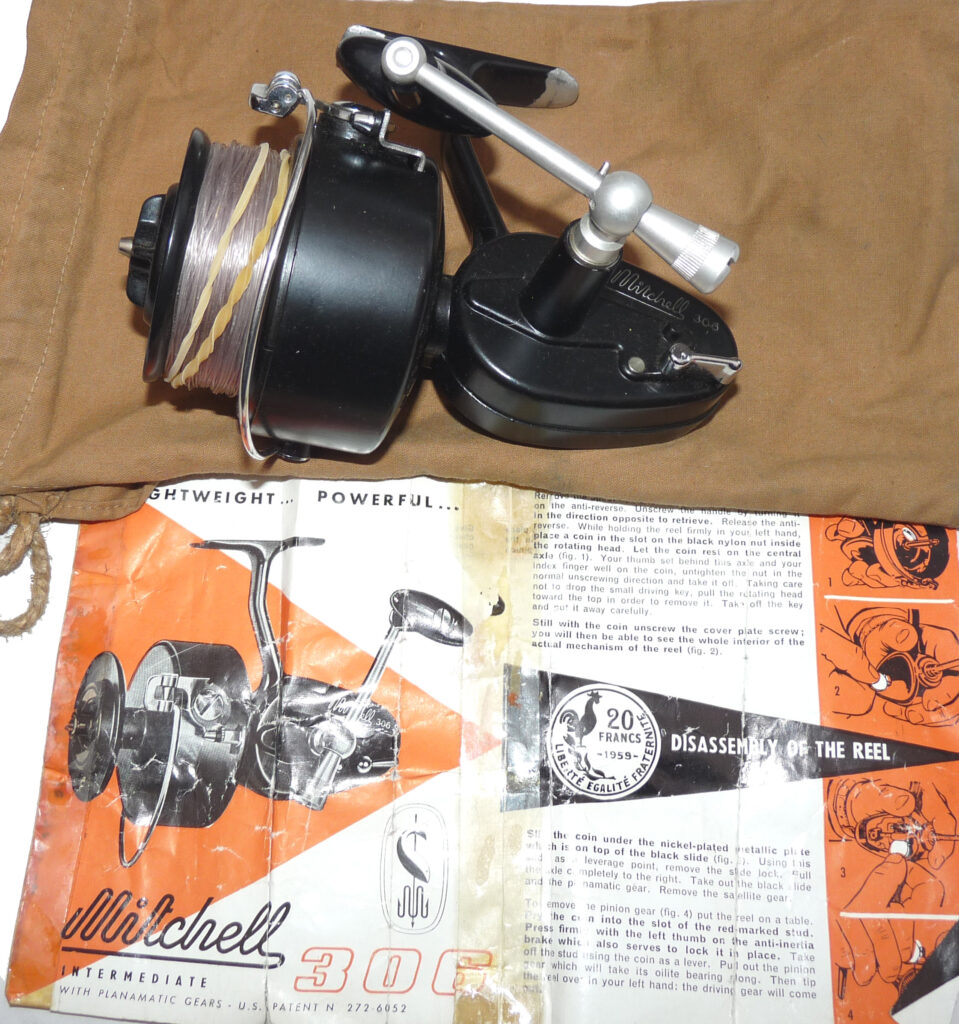 Moulinet De Pêche Vintage Garcia Mitchell 300 French Spinning 306-10 - Modèle De Collection