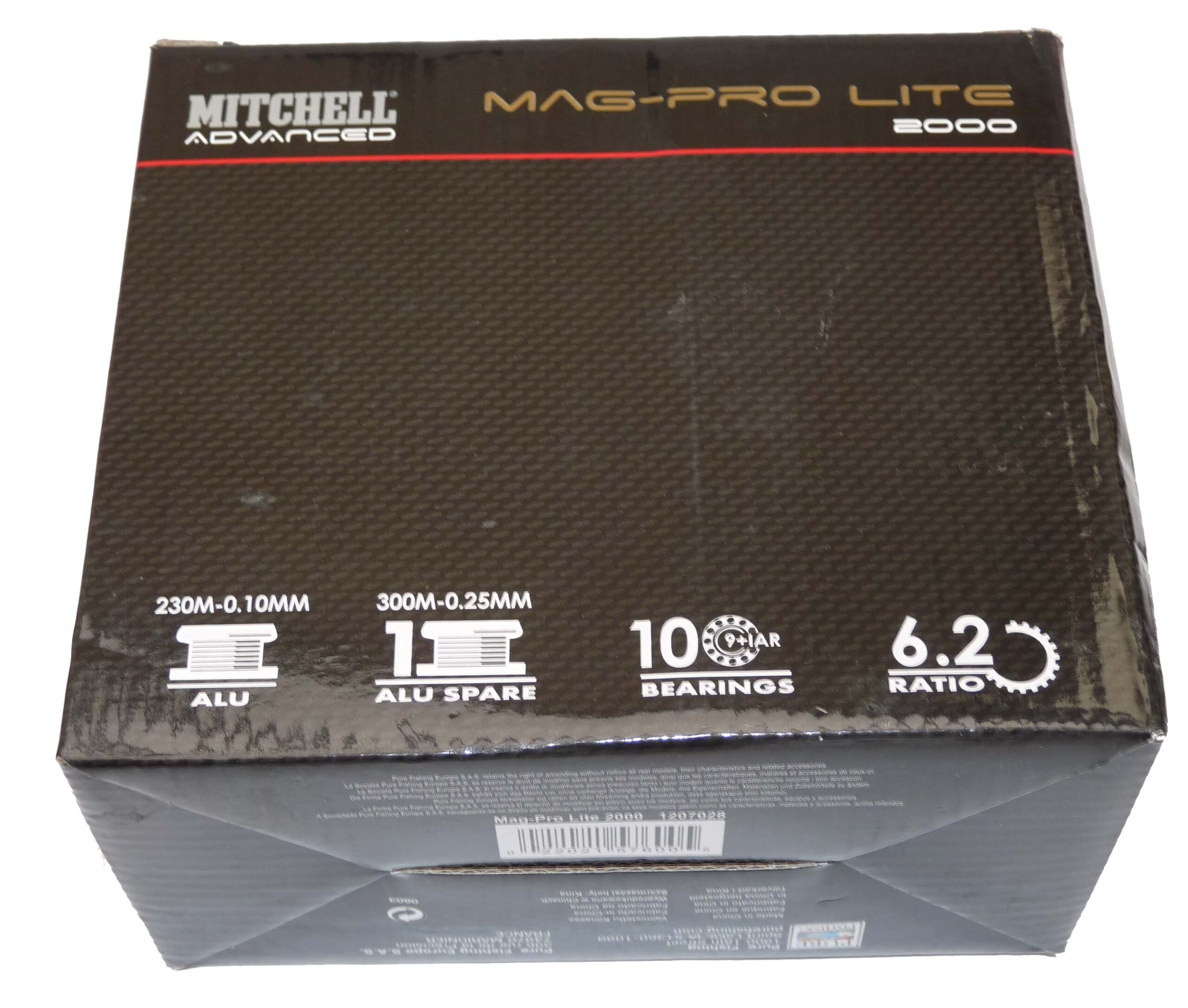 Mitchell Advanced Mag Pro Lite 2000 spinning reel, 2 s/spools & original box - Image 4