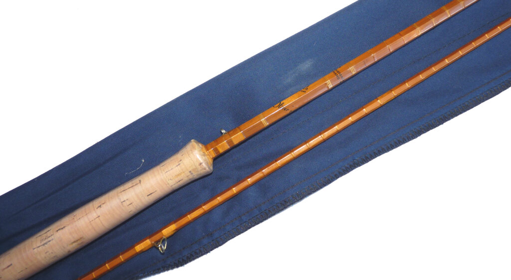 Oliver’s of Knebworth 10’ 2-piece split cane trout fly rod #7 with bag