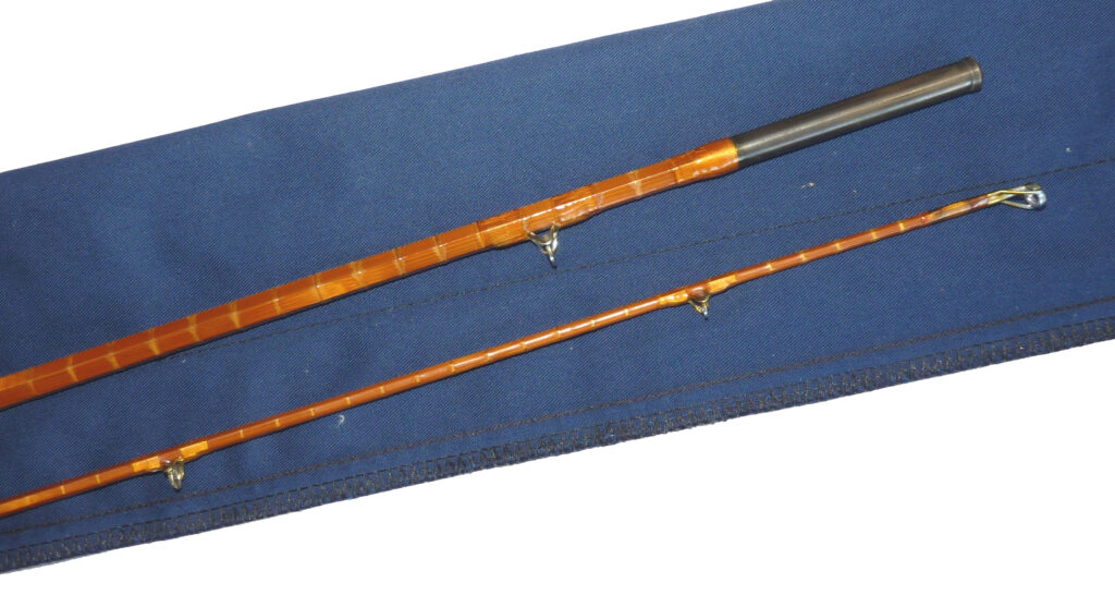 Oliver’s of Knebworth 10’ 2-piece split cane trout fly rod #7 with bag - Image 3