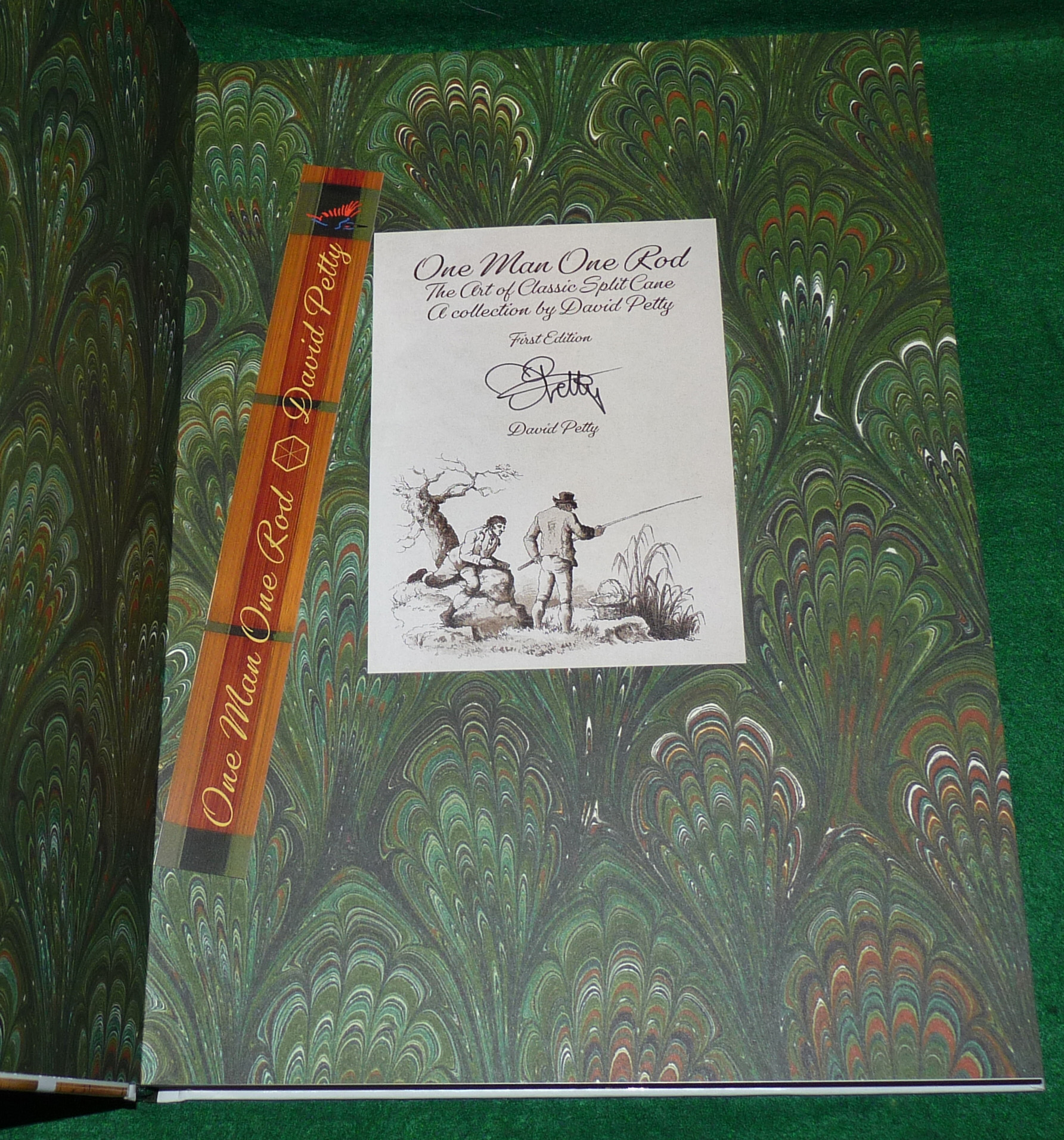 ‘One Man One Rod, The Art of Classic Split Cane’ 1st ed book signed the finest reference for any collector - Image 2