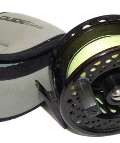 Orvis 1V Vortex VO2 large Arbor salmon saltwater fly reel & neoprene case