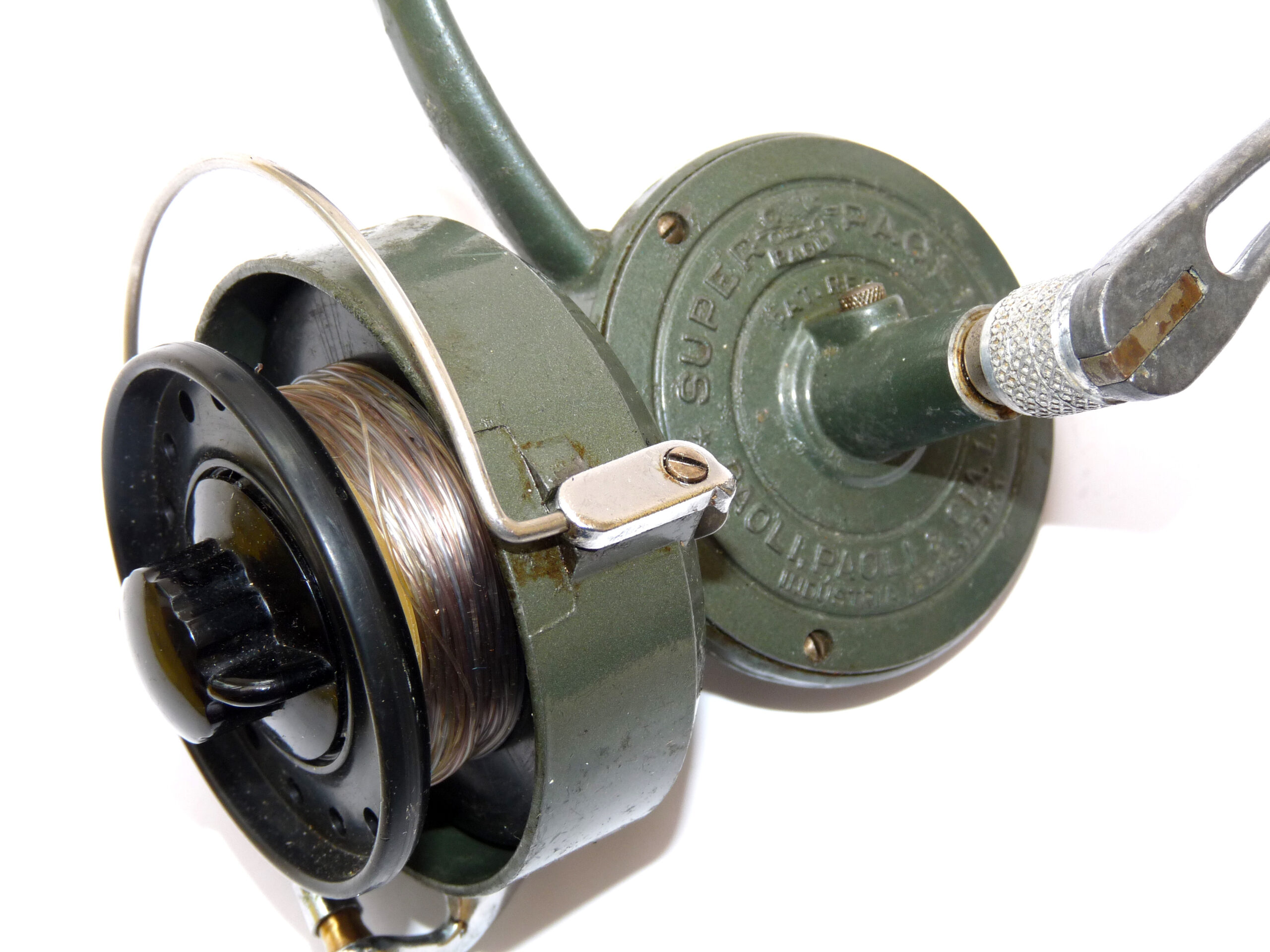 Super Paoli vintage spinning reels Brazilian copy of the French Luxor Supreme for collector - Image 2