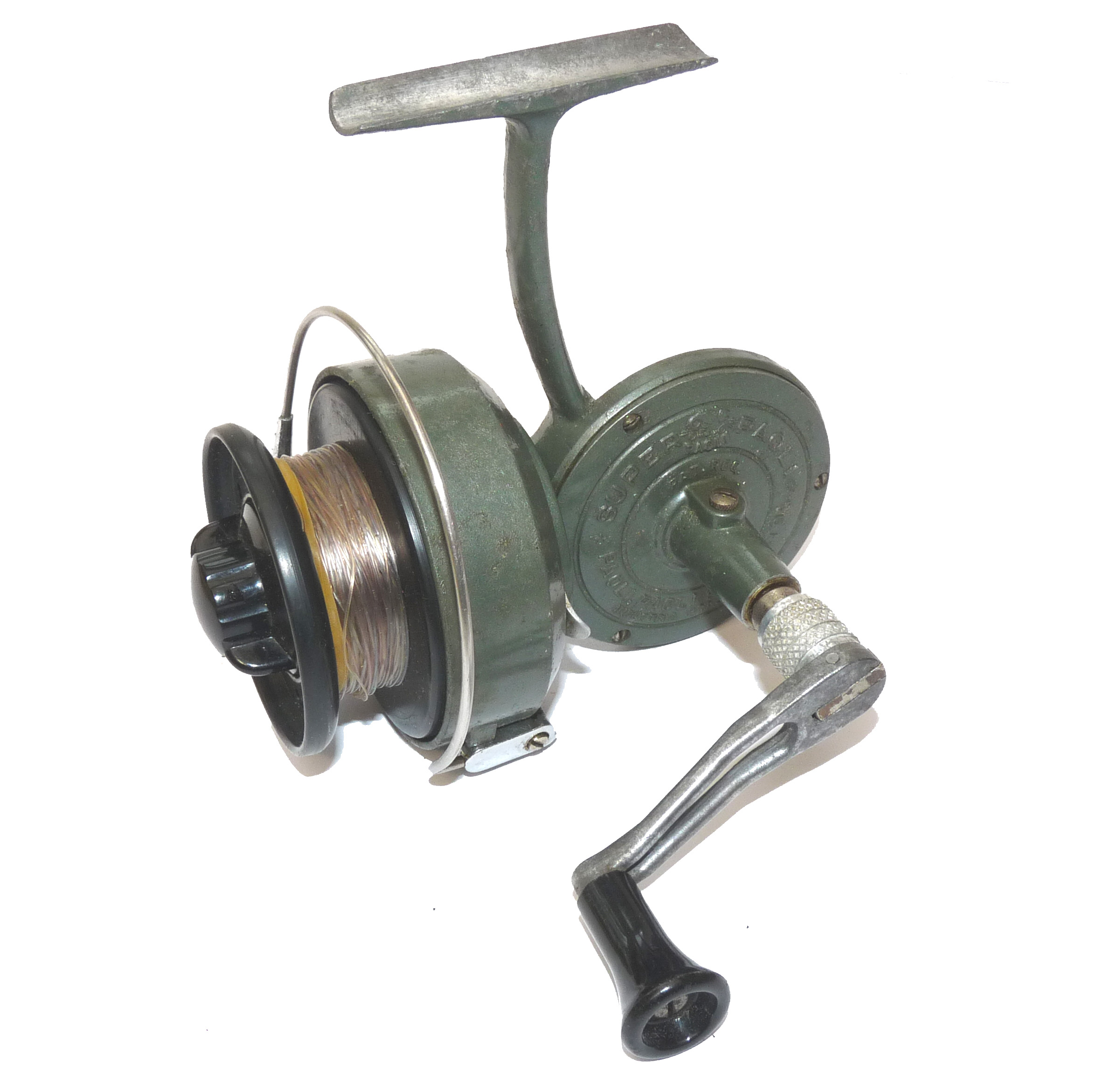 Super Paoli vintage spinning reels Brazilian copy of the French Luxor Supreme for collector