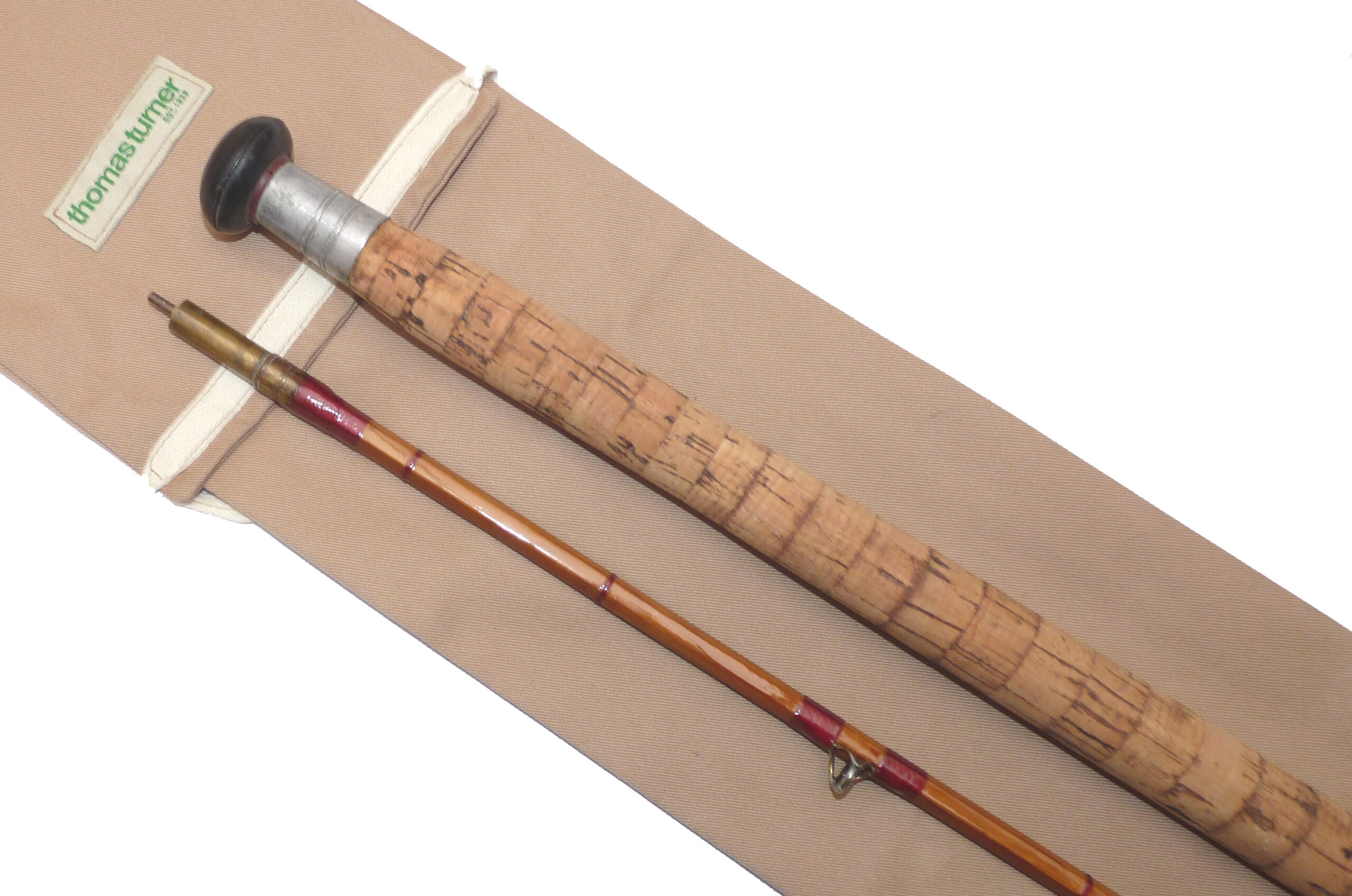 Classic 10’ 2 piece (Avon Four Arnold) split cane rod, good fishable condition, carp tench barbel - Image 5