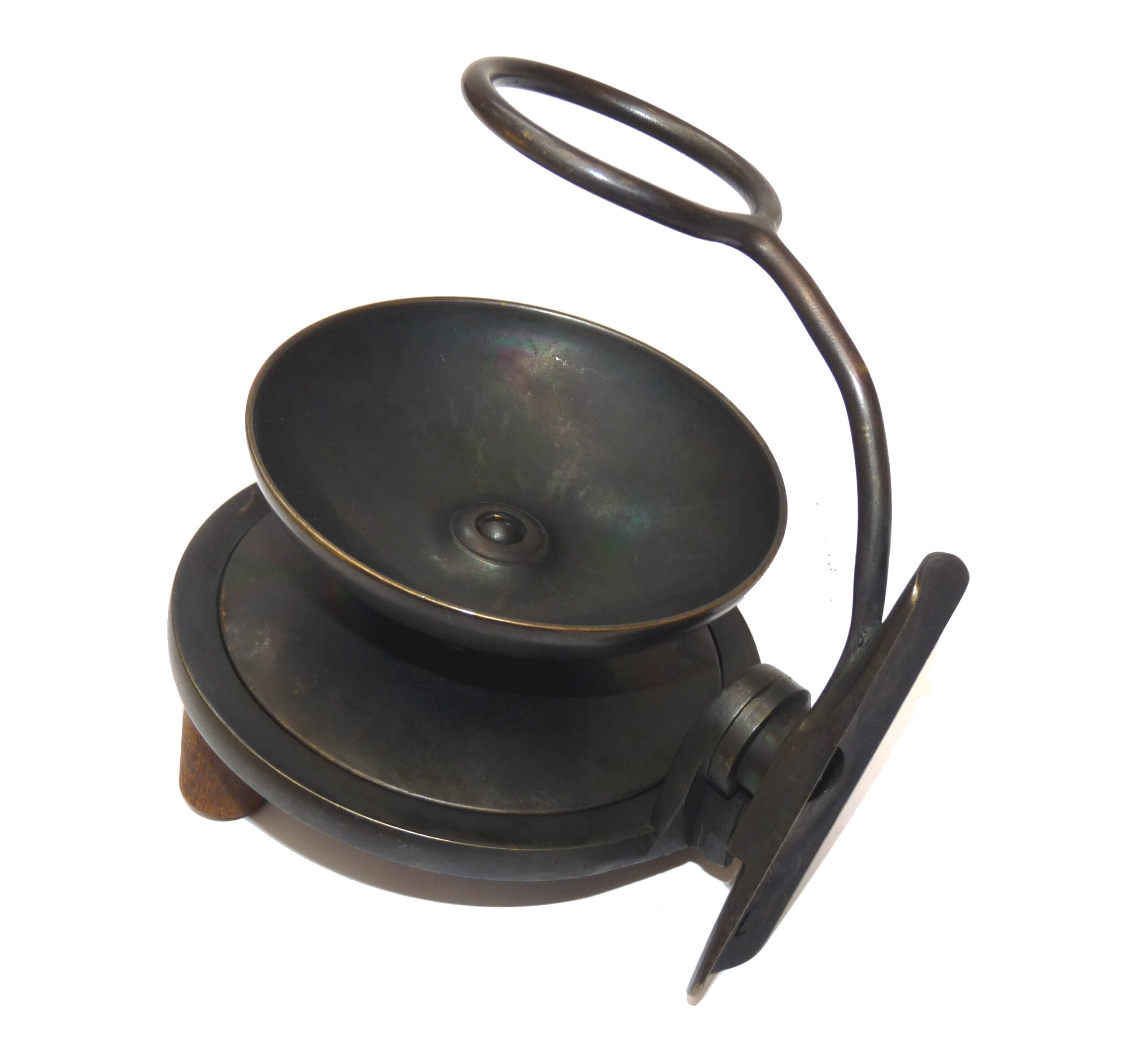 Malloch brass replica side cast reel with wrong address but interesting to collect - Image 2
