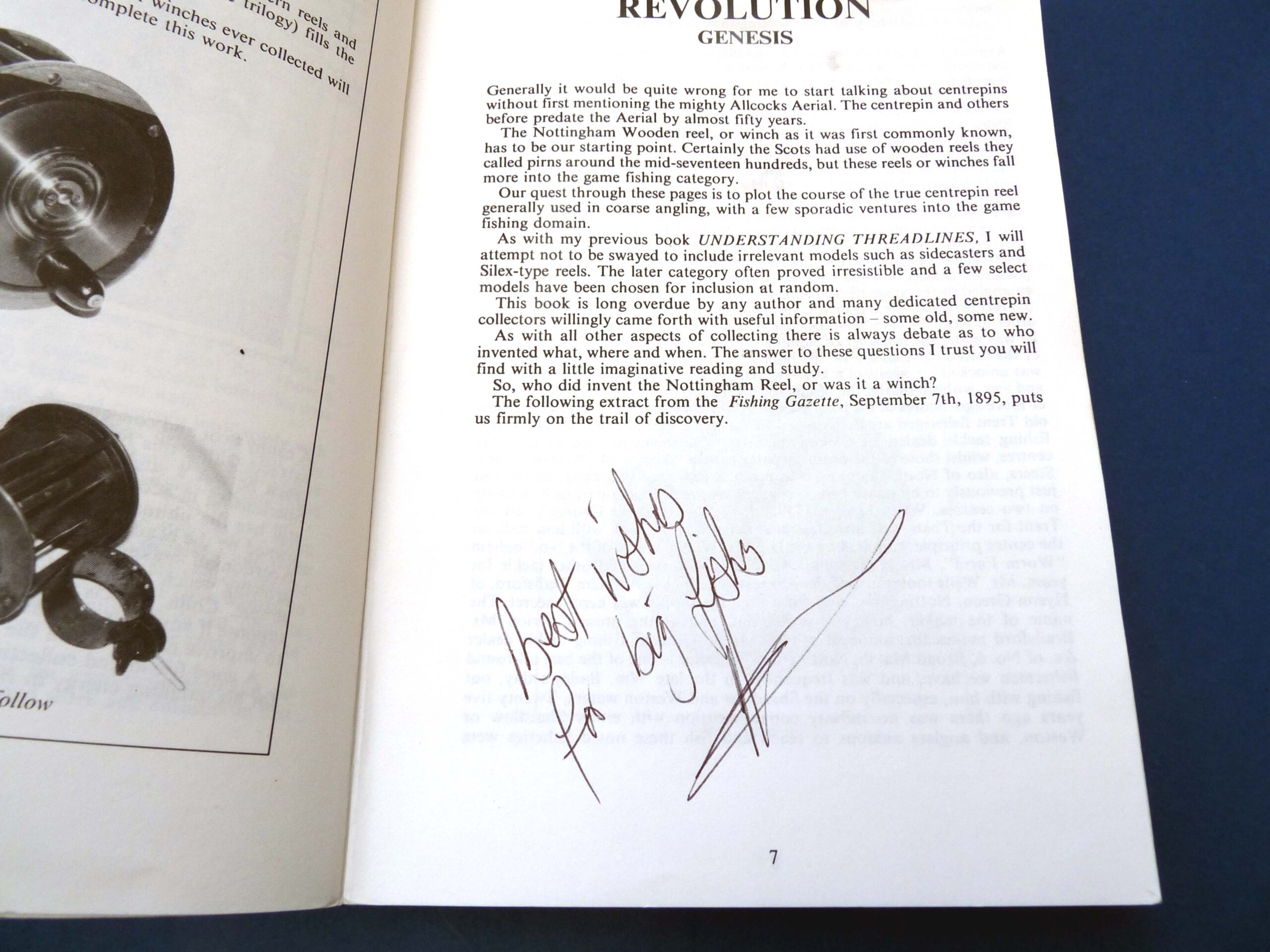 Rosewood To Revolution by John Stephenson, signed edition Nottingham centrepin Aerial reference book - Image 2