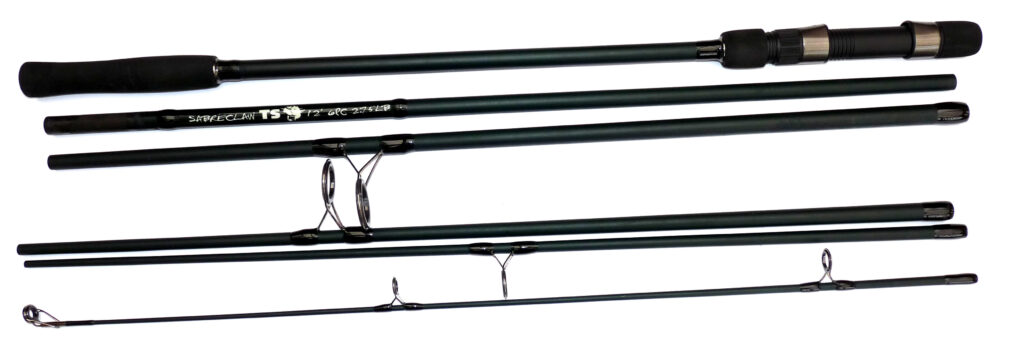 Alternative view of SabreClaw TS 12' 6-piece travel specialist carbon fibre rod, 2.75lb test curve