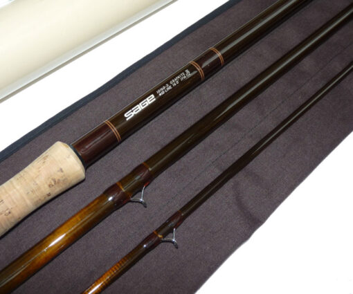 Sage Graphite 3 16' salmon fly rod line #10 with makers bag & alloy tube