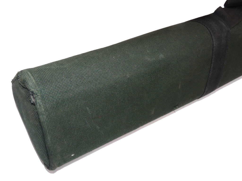 Sage cordura covered triangluar rod travel tube 43" or 110cm long with carry strap - Image 2