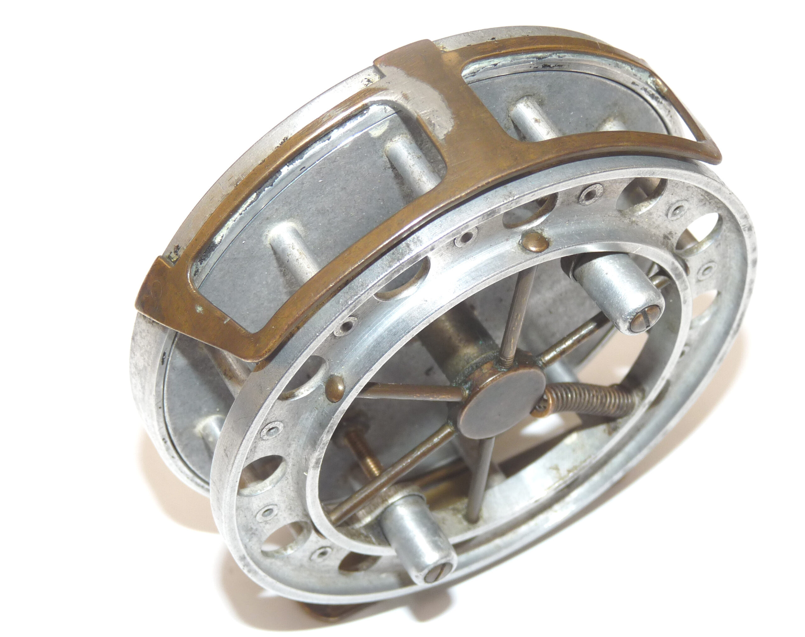 Scratch built vintage 3.5" Aerial pattern reel, grayling, roach, chub - Image 3