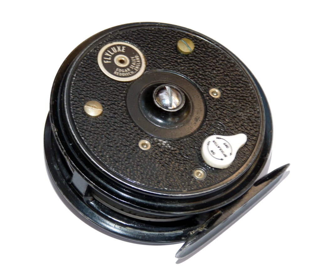 Edgar Sealey Flyluxe 3.25” vintage alloy dry fly reel, J W Young
