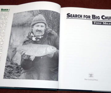 Alternative view of Search for Big Chub, Tony Miles, 1996 1st edition fishing book