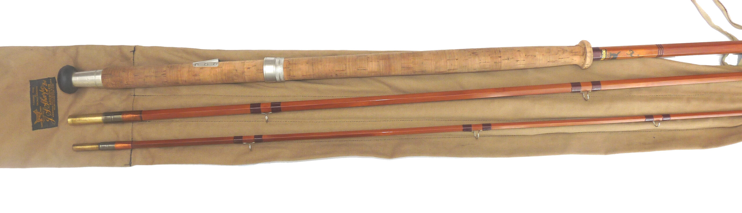 Sharpe’s of Aberdeen “The Aberdeen” 13’ 3-piece impregnated cane salmon fly rod line #9 - Image 3