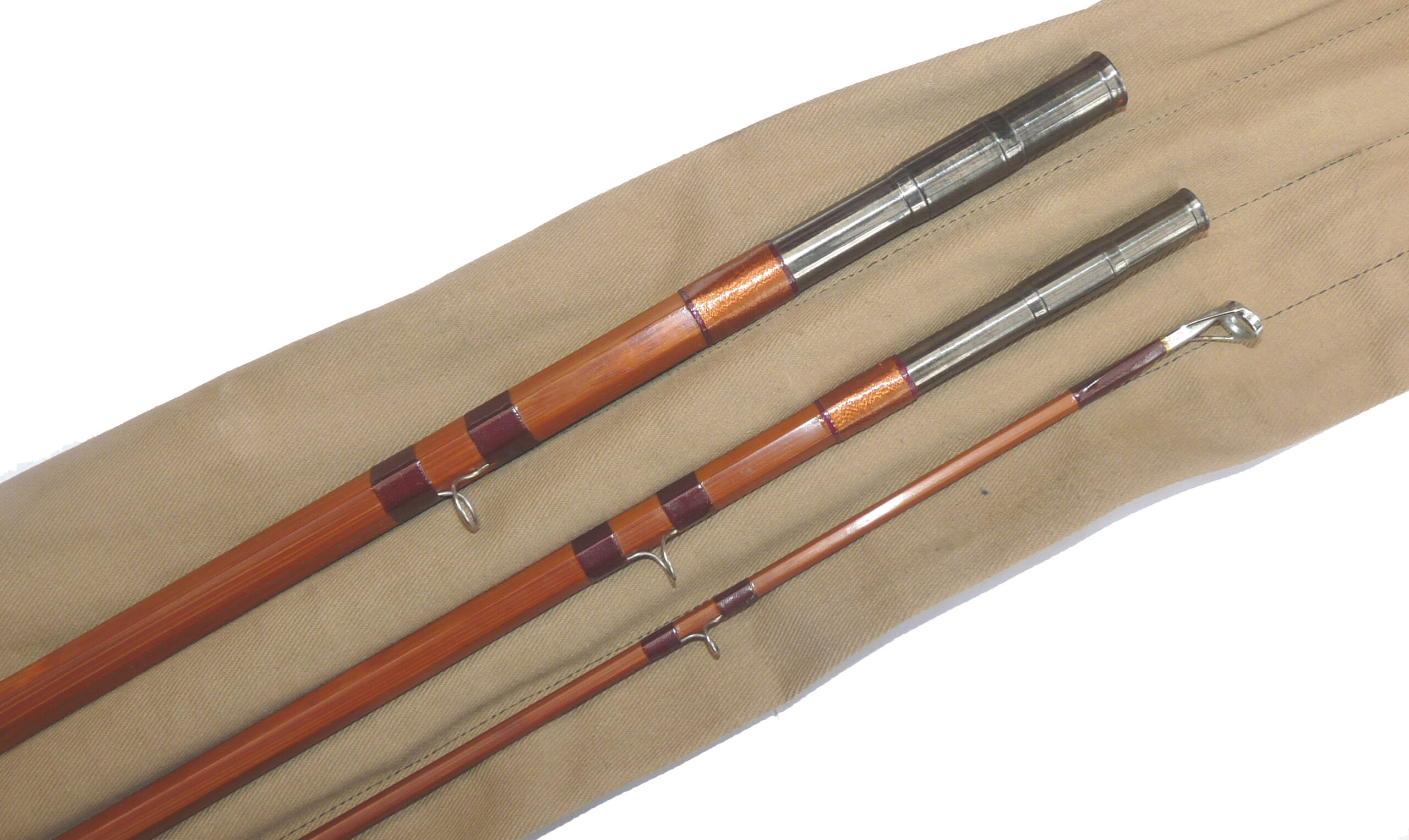 Sharpe’s of Aberdeen “The Aberdeen” 13’ 3-piece impregnated cane salmon fly rod line #9 - Image 4