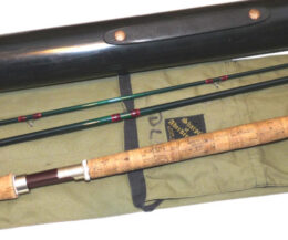 Sharpes Aquarex 15'- 3 piece carbon salmon fly fishing rod & Tube