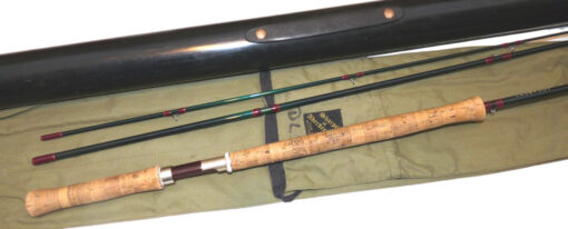 Sharpes Aquarex 15'- 3 piece carbon salmon fly fishing rod & Tube