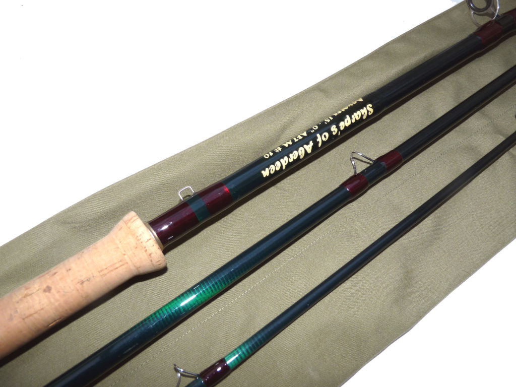 Alternative view of Sharpes of Aberdeen Aquarex 15' 3-piece salmon fly rod line #10 with tube