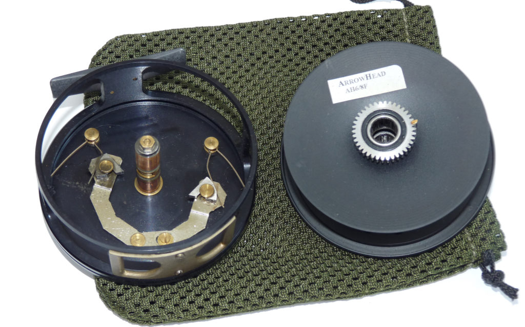 Sharpes of Scotland The Menteith alloy salmon fly reel Scottish built & Arrowhead line - Image 2