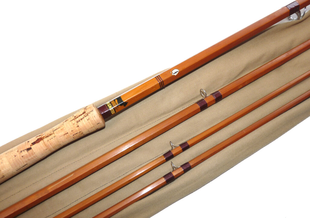 J Sharpes of Aberdeen for Farlow 14' spliced joint cane salmon fly rod - Image 2