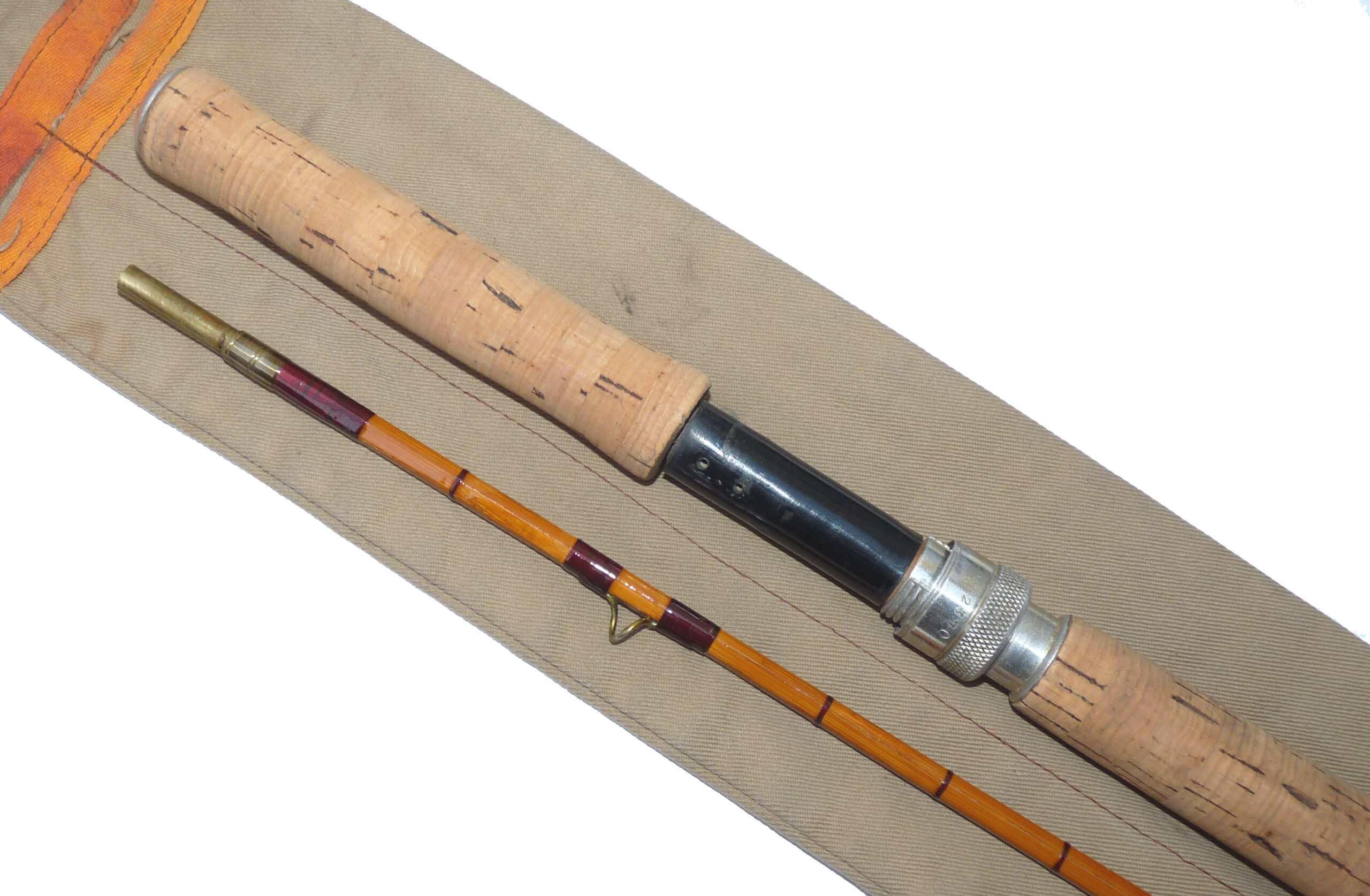 J S Sharpe of Aberdeen “The Magnet No.3”, 8’ two-piece combined spin/fly split cane rod, - Image 4
