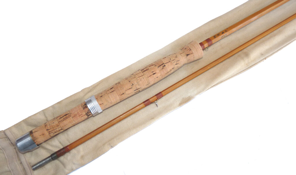 Sherrington custom built 8' 9" 2 piece split cane trout fly rod #6