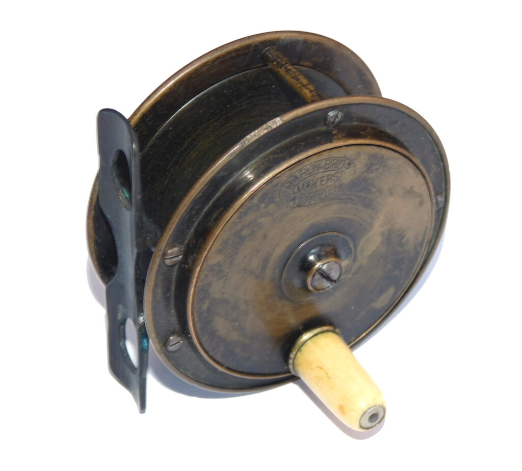 Hardy Hercules 2.75” Brass Trout Fly Reel to collect, Dating 1895