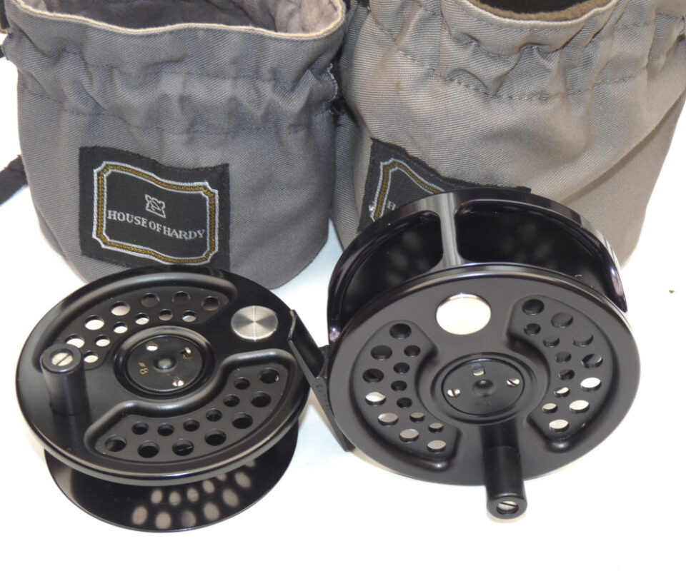 Hardy Sovereign Ltd Edition #8 fly reel + spool + 2 Hardy pokey bags