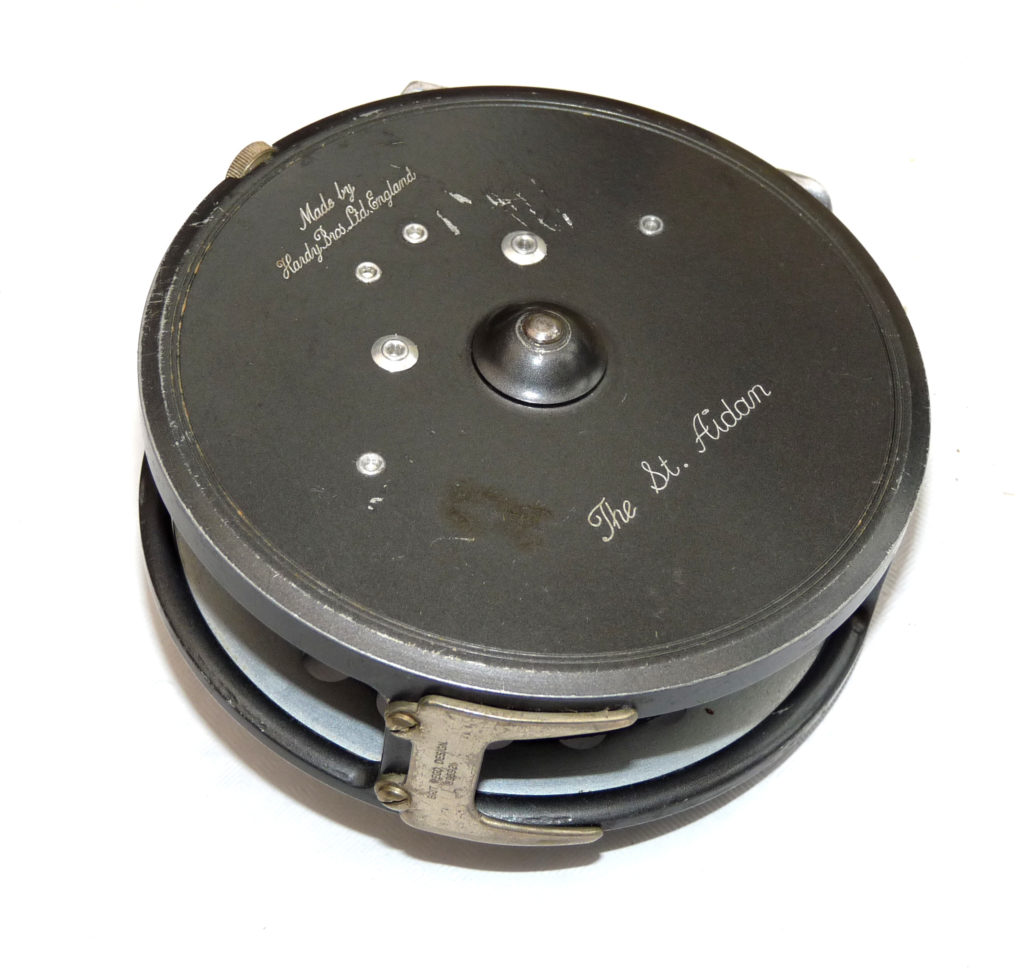 Hardy The St Aidan alloy salmon fly reel, spare spool lines & original card box - Image 2