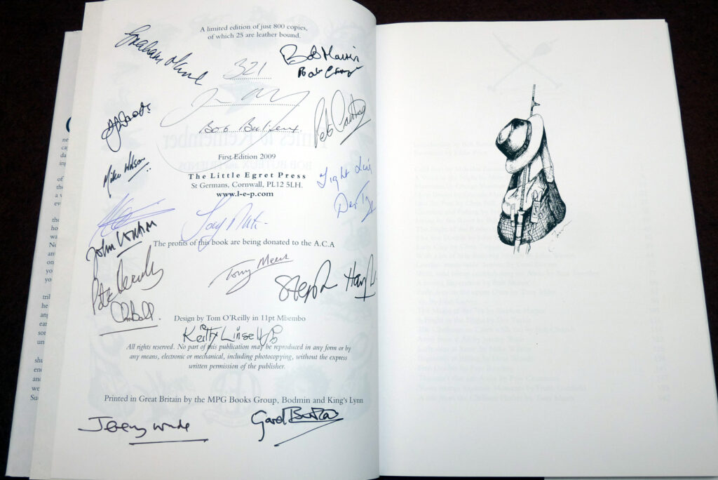 TIMES TO REMEMBER II,Bob Buteux, 2009 1st edition, 321/800 multi signed fishing book - Image 2