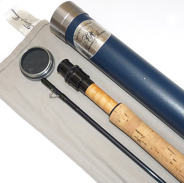 Thomas &Thomas LPS 9’ two-piece carbon trout fly rod # with bag and tube