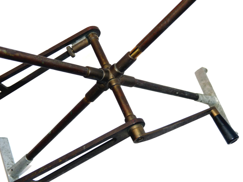 Rare Westley Richards & Co Ltd portable line drier or winder with ebonised handle, c 1920's - Image 4