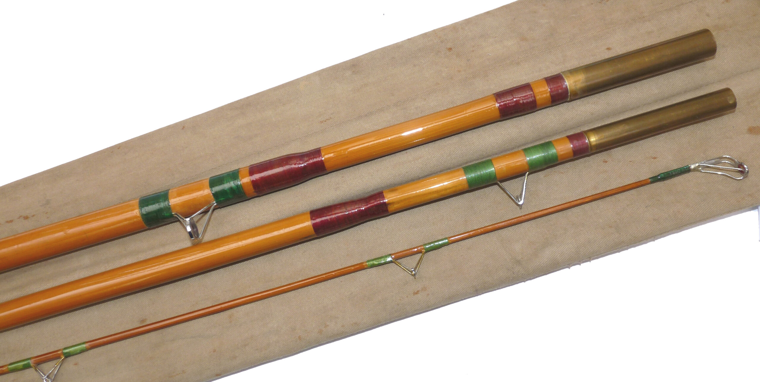 vintage 12’ 3 piece whole cane coarse fishing float & Avon rod spliced cane tip chub barbel tench - Image 2
