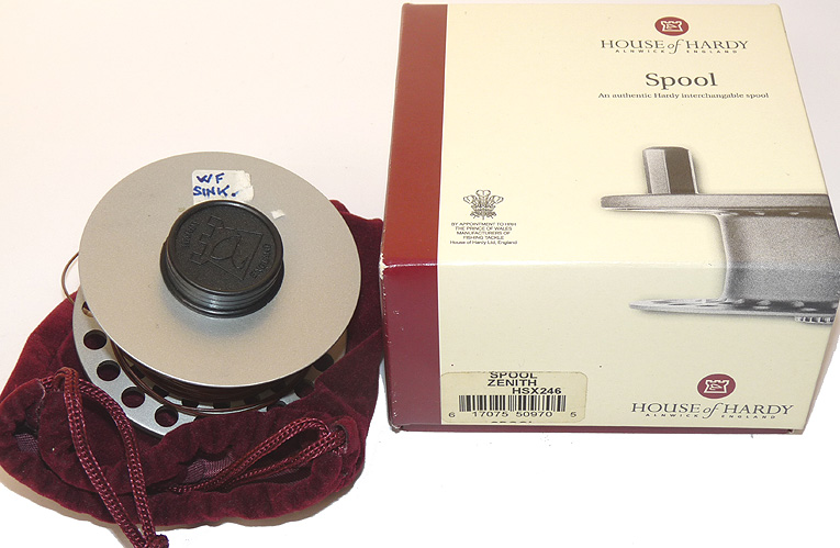 Hardy Zenith SPARE SPOOL + Hardy WF7S line + bag + Hardy box - Image 3